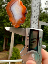 Load image into Gallery viewer, “Glowing Flame of the Atlas” – Fiery Red Orange Carnelian Agate from Morocco • Polished
