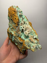 Load image into Gallery viewer, 8” Druzy Mint Green Smithsonite Cluster — Indonesia | Collector Mineral Specimen
