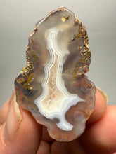 Load image into Gallery viewer, Polished Malawi Agate Half – High-Grade African Banded Agate Display Specimen
