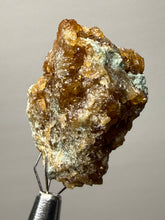 Load image into Gallery viewer, Hessonite Garnet Cluster on Matrix – Natural Collector Specimen from Pakistan | High-Grade Orange-Red Garnet Crystals
