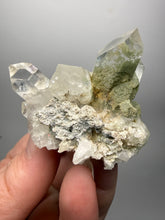 Load image into Gallery viewer, Chlorite-Included Quartz Cluster (Green Phantom Quartz) | Pakistan Mineral Specimen
