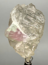 Load image into Gallery viewer, Watermelon Tourmaline on Quartz Matrix – Collector Mineral Specimen from Pakistan

