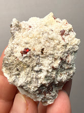 Load image into Gallery viewer, High-Grade Naturally Faceted Red Spessartine Garnet on Matrix — Skardu, Pakistan

