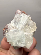 Load image into Gallery viewer, Lustrous Apophyllite over Red Heulandite (Zeolite Pocket) — Deccan Traps, Maharashtra, India
