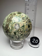 Load image into Gallery viewer, Rainforest Jasper Agate Sphere from Madagascar
