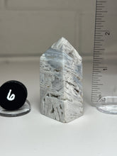 Load image into Gallery viewer, White Pseudomorph Agate after Anhydrite Obelisk Tower from Mexico
