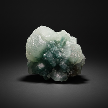 Load image into Gallery viewer, Druzy Green Apophyllite on Red &amp; Green Heulandite – Deccan Traps, Maharashtra, India
