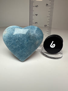 Blue Trolleite from Brazil • Heart