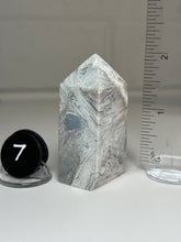 Load image into Gallery viewer, White Pseudomorph Agate after Anhydrite Obelisk Tower from Mexico
