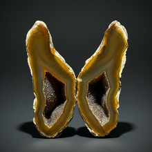 Load image into Gallery viewer, Premium Sumatra Agate Pair (Banded Chalcedony) Display Specimen | Indonesia
