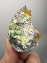 Load image into Gallery viewer, High-Grade Green Wavellite Collectors Specimen - Radiating Botryoidal Crystal Formation - Arkansas, USA
