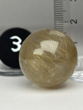 Load image into Gallery viewer, Golden Rutile Quartz (AKA Golden Angel Hair Quartz) Sphere
