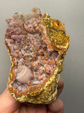 Load image into Gallery viewer, “Goblin Chalcedony” Pink &amp; Orange Druzy Botryoidal Stalactites — Tichka Massif, High Atlas, Morocco
