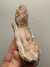 Load image into Gallery viewer, Natural Botryoidal Goethite on Druzy Amethyst Cluster | Collector Mineral Specimen | Morocco
