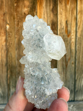 Load image into Gallery viewer, Clear Gem Apophyllite Encrusted Stalactite • Maharashtra, India
