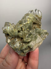 Load image into Gallery viewer, Chlorite-Included Quartz Cluster (Green Phantom Quartz) | Pakistan Mineral Specimen
