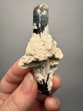 Load image into Gallery viewer, Dark Green Cap Stak Nala Tourmaline and Cleavelandite – Haramosh Mountains, Pakistan
