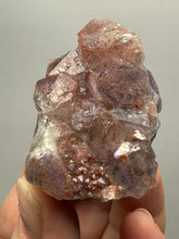 Load image into Gallery viewer, Premium Hematite-Phantom Deep Magenta Ametrine Cluster | Deccan Traps, India | Collector Mineral Specimen
