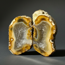 Load image into Gallery viewer, Premium Sumatra Agate Pair (Banded Chalcedony) Display Specimen | Indonesia
