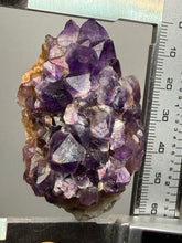 Load image into Gallery viewer, Premium Hematite-Phantom Deep Magenta Ametrine Cluster | Deccan Traps, India | Collector Mineral Specimen
