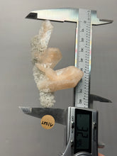 Load image into Gallery viewer, Gemmy Stilbite Crystals on Volcanic Stalactite — Deccan Traps, Maharashtra, India
