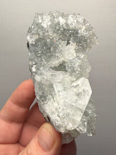 Load image into Gallery viewer, Druzy Chalcedony Stalactites with Druzy Clear Apophyllite | Maharashtra, India
