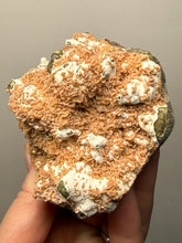 Load image into Gallery viewer, Peach Druzy Heulandite on Matrix – India | Rare Peach Crystal Mineral Specimen for Collectors &amp; Display
