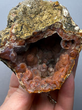 Load image into Gallery viewer, “Goblin Chalcedony” Pink &amp; Orange Druzy Botryoidal Stalactites — Tichka Massif, High Atlas, Morocco
