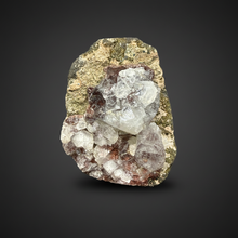 Load image into Gallery viewer, Lustrous Apophyllite over Red Heulandite (Zeolite Pocket) — Deccan Traps, Maharashtra, India
