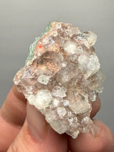 Load image into Gallery viewer, Pink Apophyllite on Red &amp; Green Heulandite – Deccan Traps, Maharashtra, India
