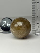 Load image into Gallery viewer, Golden Rutile Quartz (AKA Golden Angel Hair Quartz) Sphere
