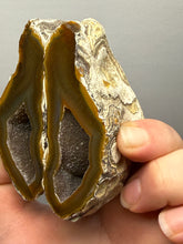 Load image into Gallery viewer, Premium Sumatra Agate Pair (Banded Chalcedony) Display Specimen | Indonesia
