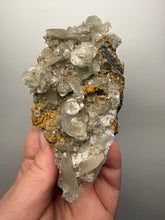 Load image into Gallery viewer, Silvery Bladed “Rose” Calcite Cluster – Yaogangxian Mine, Hunan, China
