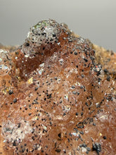 Load image into Gallery viewer, Natural Botryoidal Goethite on Druzy Amethyst Cluster | Collector Mineral Specimen | Morocco
