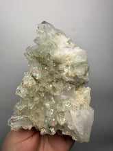 Load image into Gallery viewer, Chlorite-Included Quartz Cluster (Green Phantom Quartz) – Pakistan Mineral Specimen
