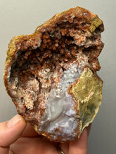 Load image into Gallery viewer, “Goblin Chalcedony” Pink &amp; Orange Druzy Botryoidal Stalactites — Tichka Massif, High Atlas, Morocco
