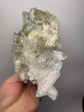 Load image into Gallery viewer, Chlorite-Included Quartz Cluster (Green Phantom Quartz) – Pakistan Mineral Specimen
