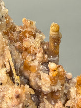 Load image into Gallery viewer, “Goblin Chalcedony” Pink &amp; Orange Druzy Botryoidal Stalactites — Tichka Massif, High Atlas, Morocco
