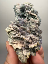 Load image into Gallery viewer, Purple &amp; Green Grape Agate Mineral Specimen – Botryoidal Purple Chalcedony Cluster from Indonesia | Collector Grade Crystal
