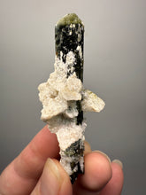 Load image into Gallery viewer, Dark Green Cap Stak Nala Tourmaline and Cleavelandite – Haramosh Mountains, Pakistan
