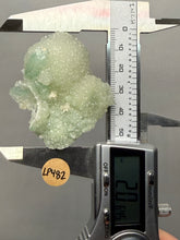 Load image into Gallery viewer, Luminous Mint Apophyllite with Glittering Druzy Sugar Quartz – India
