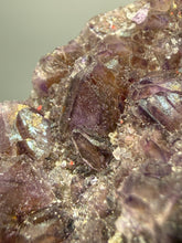 Load image into Gallery viewer, Premium Hematite-Phantom Deep Magenta Ametrine Cluster | Deccan Traps, India | Collector Mineral Specimen
