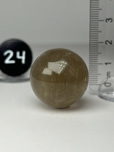 Load image into Gallery viewer, Golden Rutile Quartz (AKA Golden Angel Hair Quartz) Sphere
