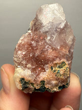 Load image into Gallery viewer, Pink Apophyllite on Red &amp; Green Heulandite – Deccan Traps, Maharashtra, India
