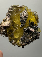 Load image into Gallery viewer, Vibrant Yellow Barite | Collector Display Specimen | Taourirt Mine, Morocco
