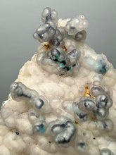 Load image into Gallery viewer, Blue-Green Chrysocolla in Botryoidal Chalcedony Cabinet Specimen | Indonesia
