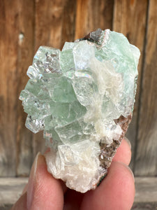 Light Mint Green Radial (Disco Ball) Apophyllite + Stilbite • Maharashtra, India