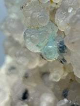 Load image into Gallery viewer, Blue-Green Chrysocolla in Botryoidal Chalcedony Cabinet Specimen | Indonesia
