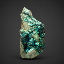 Load image into Gallery viewer, 6” Polished Native Copper in Chrysocolla — Display Specimen (Indonesia)
