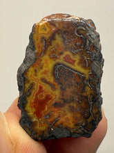 Load image into Gallery viewer, Moroccan Red and Orange Banded Agate Sahara | High Atlas | Polished

